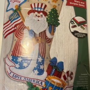 Bucilla USA stocking kit